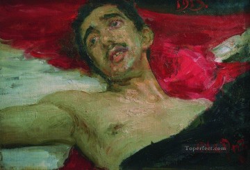  Herido Arte - hombre herido 1913 Ilya Repin